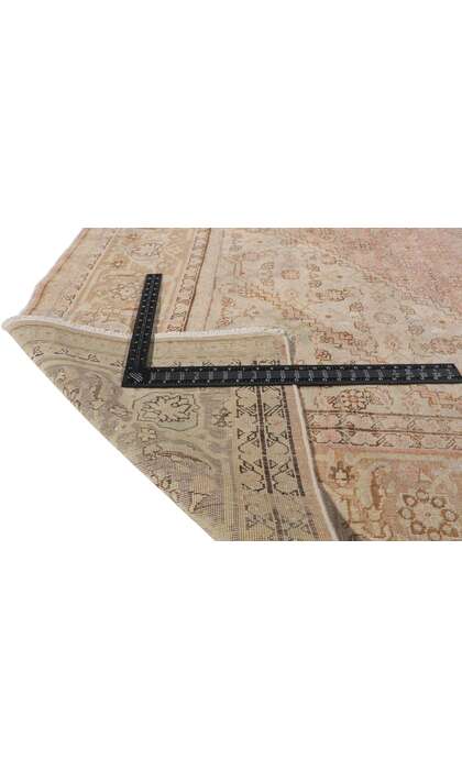 9 x 10 Antique Persian Tabriz Rug 61103