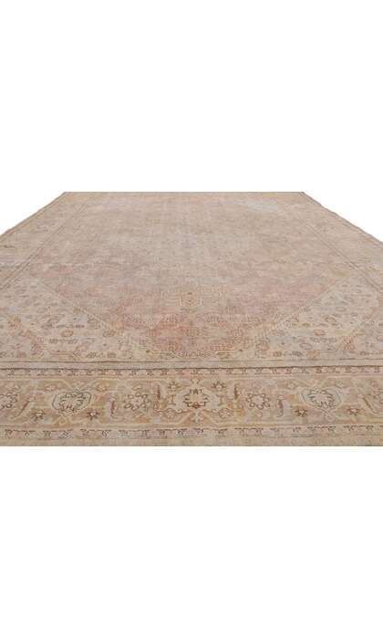 9 x 10 Antique Persian Tabriz Rug 61103