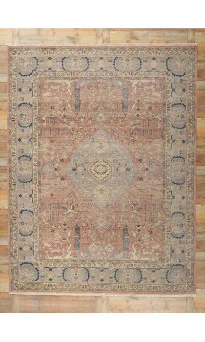 9 x 12 Contemporary Distressed Rug 30777