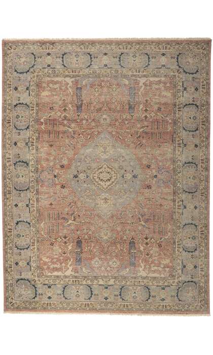 9 x 12 Contemporary Distressed Rug 30777