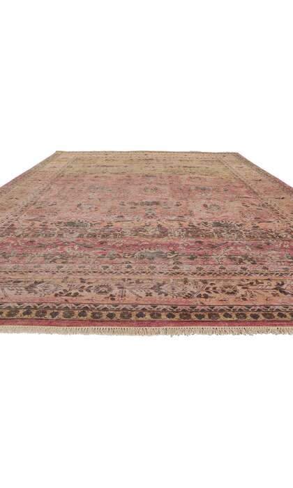 9 x 12 Contemporary Distressed Rug 30778