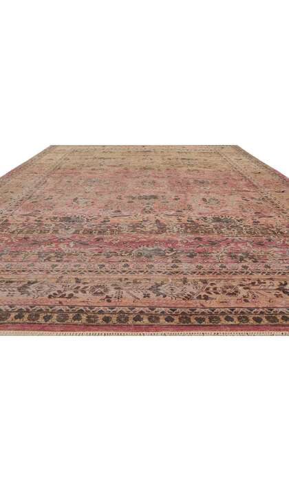 9 x 12 Contemporary Distressed Rug 30778