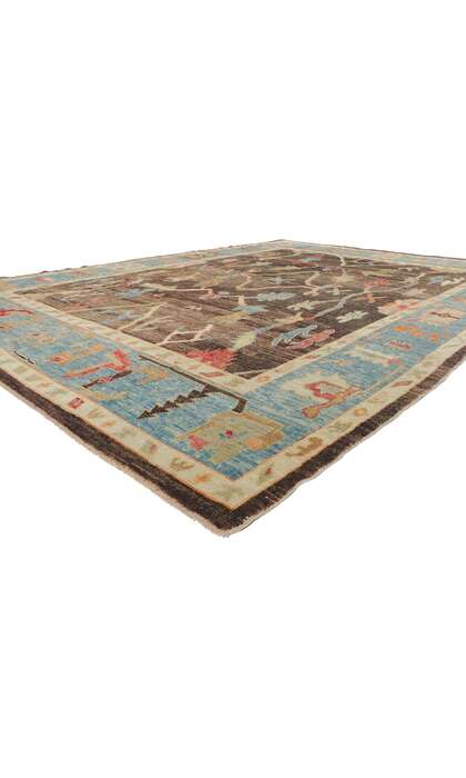 9 x 12 Colorful Oushak Rug 53807