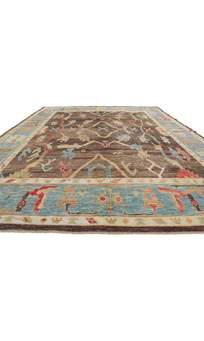 9 x 12 Colorful Oushak Rug 53807