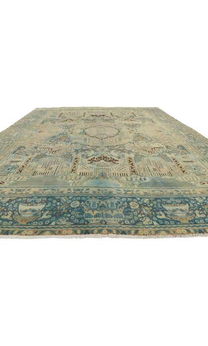 9 x 12 Vintage Persian Khorassan Rug 53745