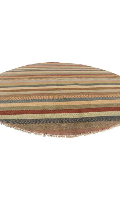 9 x 9 Round Striped Area Rug 30300