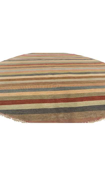 9 x 9 Round Striped Area Rug 30300