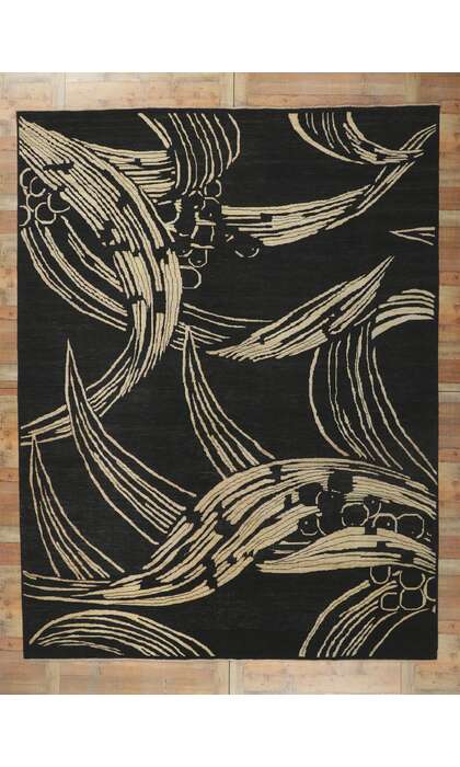 10 x 13 Biophilic Organic Modern Area Rug 80750