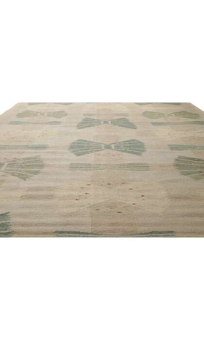 10 x 13 Scandinavian Modern Swedish Inspired Kilim Rug 30796