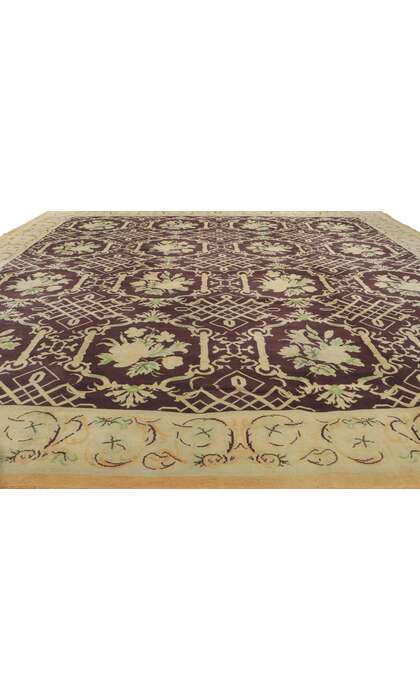 11 x 11 Antique European Garden Rug 77078