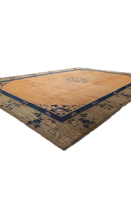 11 x 15 Antique Chinese Peking Wedding Rug 77267