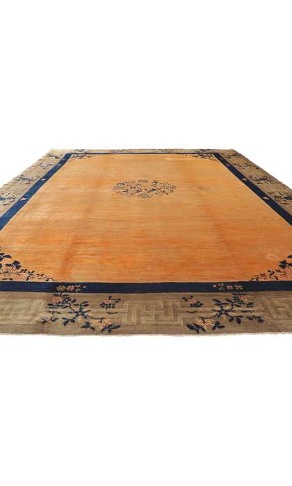 11 x 15 Antique Chinese Peking Wedding Rug 77267