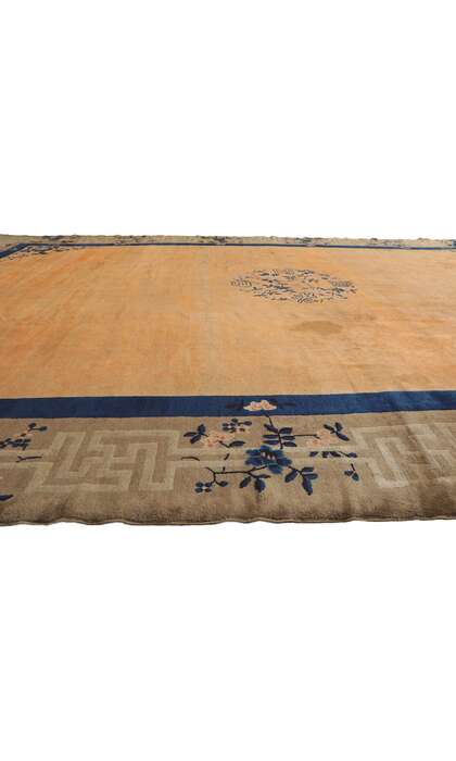 11 x 15 Antique Chinese Peking Wedding Rug 77267