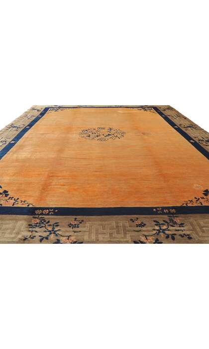 11 x 15 Antique Chinese Peking Wedding Rug 77267