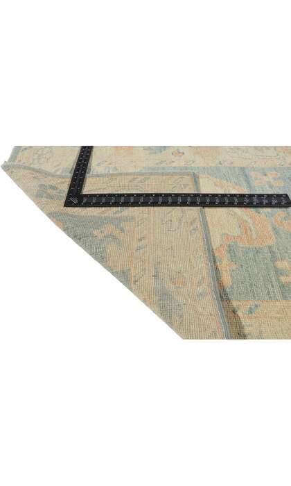 3 x 12 Colorful Oushak Rug Runner 80842