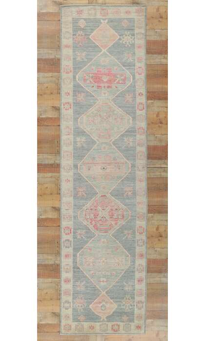 3 x 13 Vintage-Inspired Oushak Runner 80879