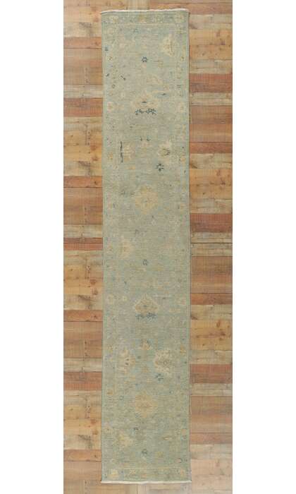 3 x 14 Vintage-Inspired Oushak Rug 30834