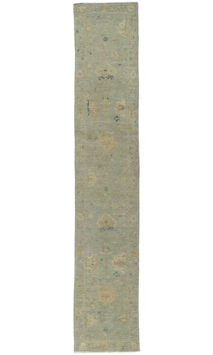 3 x 14 Vintage-Inspired Oushak Rug 30834