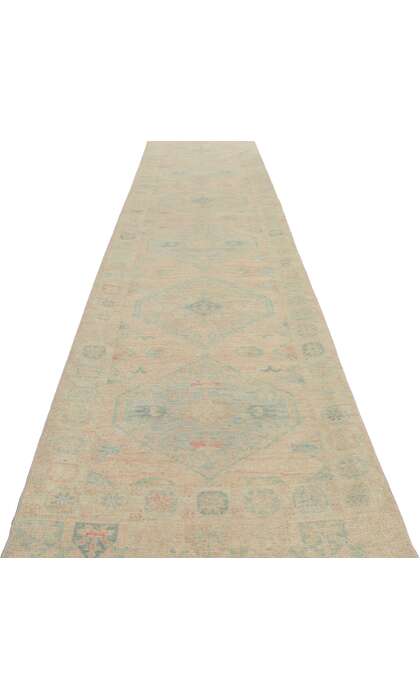 3 x 14 Colorful Pastel Oushak Runner 80880
