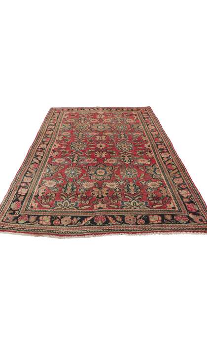 4 x 7 Antique Persian Mahal Rug 61148