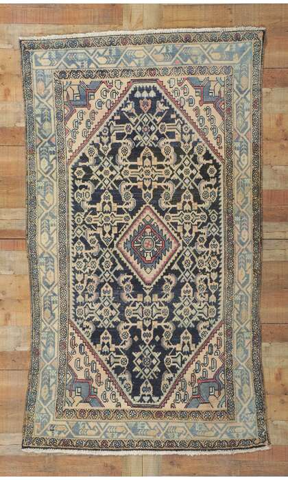 4 x 7 Antique Persian Malayer Rug 61087