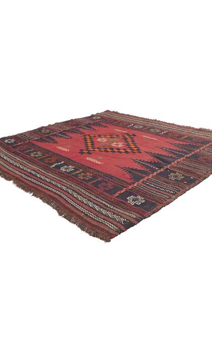 5 x 4 Vintage Afghan Kilim Rug 61142