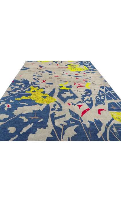6 x 9 Joan Miro Style Abstract Rug 80747