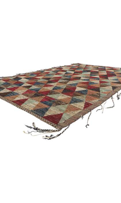 6 x 9 Earth-Tone Moroccan Rug 80787