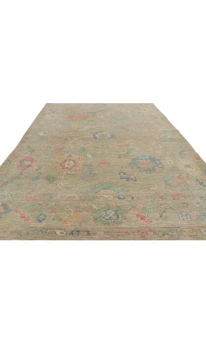 6 x 9 Colorful Oushak Rug 80891