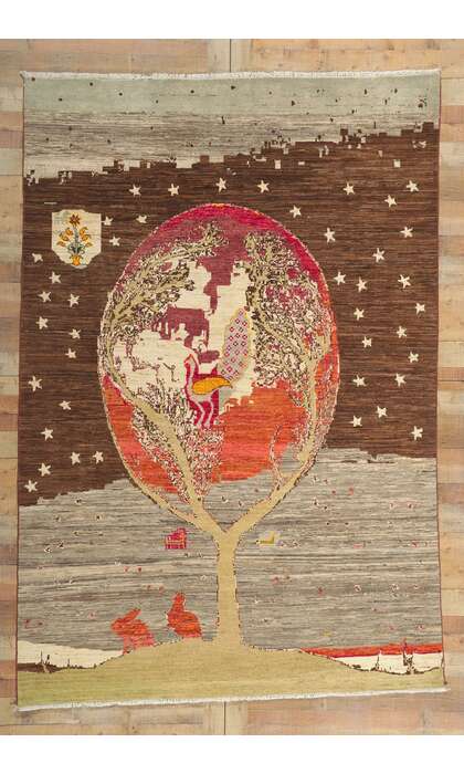 7 x 10 Modern Tree of Life Rug 80749