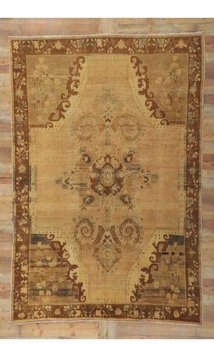 7 x 10 Vintage Turkish Kars Rug 50016