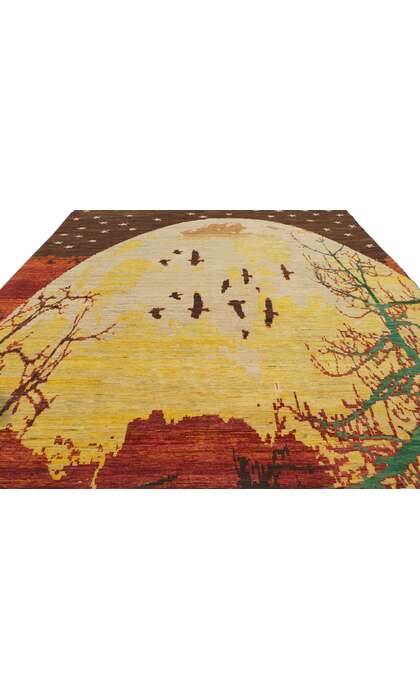 8 x 10 Nature-Inspired Gilded Ascent Modern Rug 80738