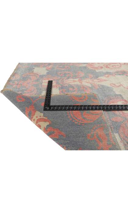 8 x 10 Contemporary Abstract Damask Area Rug 80739