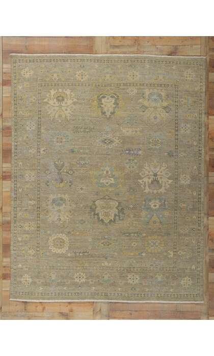 8 x 10 Contemporary Oushak Rug 30830