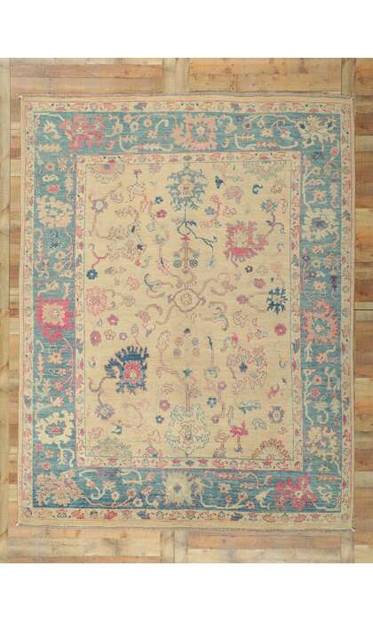 8 x 10 Contemporary Oushak Rug 80720