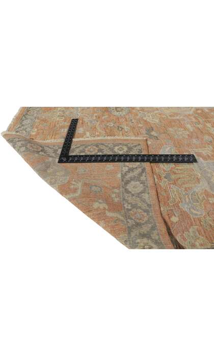 9 x 12 Vintage Style Modern Oushak Rug 30837