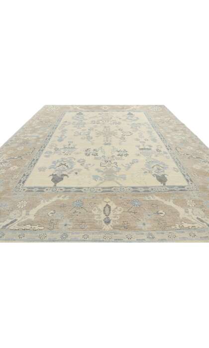 9 x 12 Vintage-Inspired Oushak Rug 80908