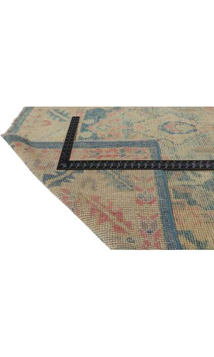 9 x 13 Colorful Modern Oushak Rug 80727