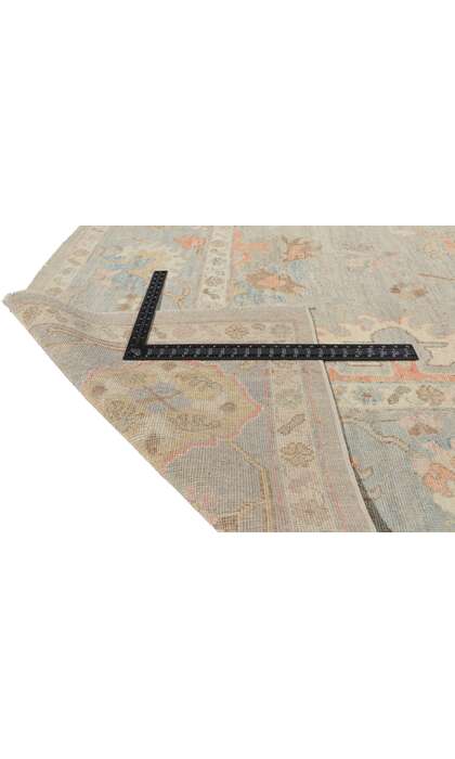 10 x 14 Modern Oushak Rug 80922