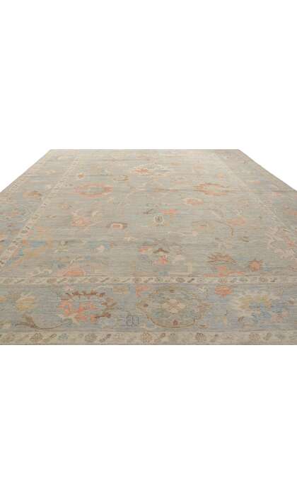 10 x 14 Modern Oushak Rug 80922