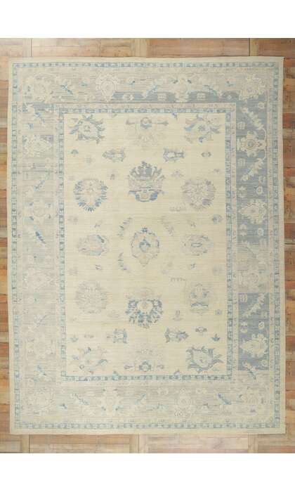 10 x 14 Vintage-Inspired Oushak Rug 80930