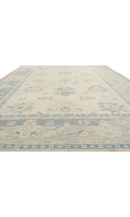 10 x 14 Vintage-Inspired Oushak Rug 80930