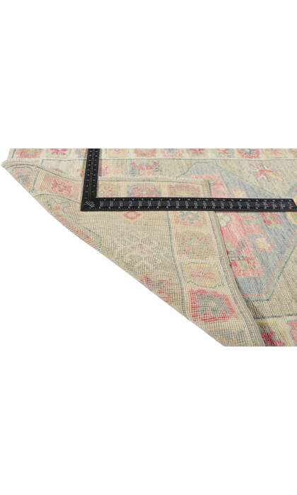 3 x 10 Colorful Oushak Runner 80834