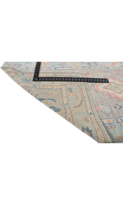 3 x 10 Colorful Oushak Runner 80858