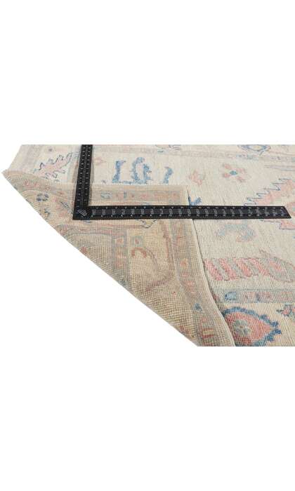 3 x 10 Colorful Oushak Runner 80861