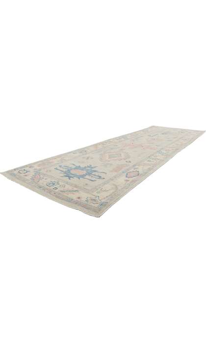 3 x 10 Colorful Oushak Runner 80861