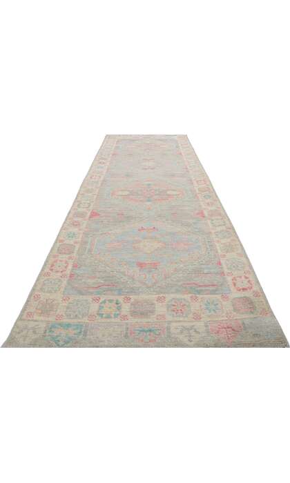 3 x 10 Colorful Oushak Runner 80862