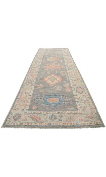 3 x 10 Colorful Oushak Runner 80864