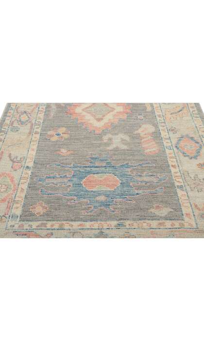 3 x 10 Colorful Oushak Runner 80864