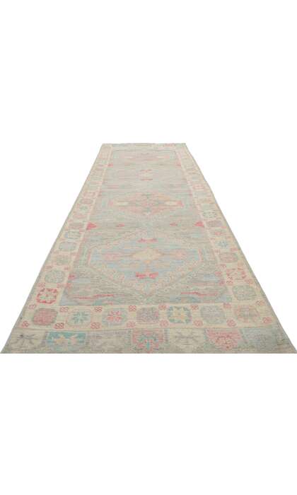 3 x 10 Colorful Oushak Runner 80866